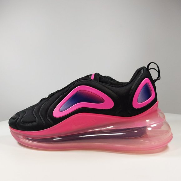 NIKE AIR MAX 720 GS 'BLACK LASER PINK' - Picture 4 of 4